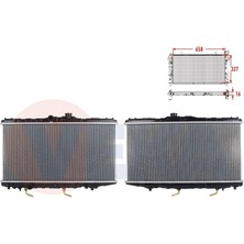 VEKA-16-4345B - Su Radyatoru Brazıng Toyota Corolla (_E9_) 1.3i AE92 A-T 1987-1993