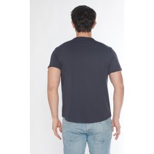 Black Horn Erkek Geniş Yaka %100 Pamuk Salaş T-Shirt