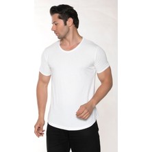 Black Horn Erkek Geniş Yaka %100 Pamuk Salaş T-Shirt