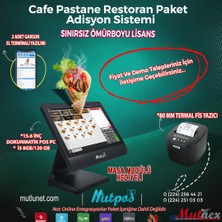 Cafe & Restoran Adisyon ve Sipariş Yönetim Sistemi Seti - Lotus Pecas Onset Yazılım Dahil