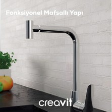 Creavit Bevel Mafsallı Mutfak Armatürü BV8645