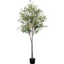 Yapay Zeytin Ağacı Lüx 180CM Doğal Gövdeli Gerçek Görünümlü Yapay Ağaç