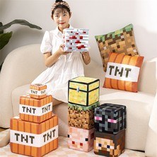 Qida Minecraft Küp Bebek Yastık Oyunu Çevreleyen Sünger Kutu Peluş Oyuncak (Yurt Dışından)