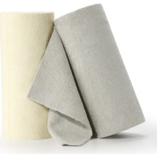 Fantasti Clean Çok Amaçlı Rulo Mikrofiber Temizlik Bezi 30x30 cm 40 Yapraklı Bej - Açık Gri(2x20’li Paket)