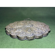 Gümüş Duvar Aynası 15 cm 11 cm 1 cm Ölçülerinde