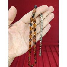 Anemore Collection ATEŞ KEHRİBAR TESBİH KAPSÜL KESİM KARIŞIK RENKLİ T-870