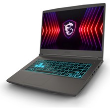 Yenilenmiş Msı Thin 15 B12UCX-2420TR I5-12450H 8 GB 512 GB SSD RTX2050 15.6" W11H Dizüstü Bilgisayar
