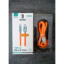 Bomer 120W-6A Usb-A To Type-C Kablo