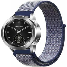 Tagomoon Xiaomi Watch S1 S2 S3 ile Uyumlu Kordon Kumaş Desenli Cırt Cırtlı Spor Kayış