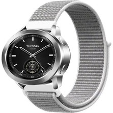 Tagomoon Xiaomi Watch S1 S2 S3 ile Uyumlu Kordon Kumaş Desenli Cırt Cırtlı Spor Kayış