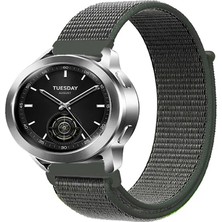 Tagomoon Xiaomi Watch S1 S2 S3 ile Uyumlu Kordon Kumaş Desenli Cırt Cırtlı Spor Kayış