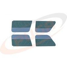 PUGA-PG-KID021 - Kapı Dosemesı Takım Sarı-Yesıl Kumas Renault 9 Sprıng