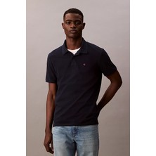 Erkek Polo Yaka Pike T-Shirt - Lacivert