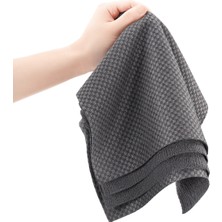 Fantasti Clean Çok Amaçlı Rulo Mikrofiber Temizlik Bezi 30x30 cm 24 Yapraklı Desenli Gri