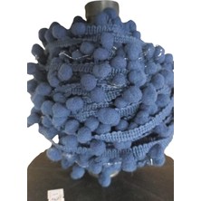 Biomak Sıralı Ponpon 1 Metre Lacivert