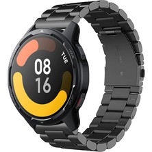 Tagomoon Xiaomi Watch Color / Color 2 ile Uyumlu Kordon Baklava Model Paslanmaz Çelik Metal Kayış