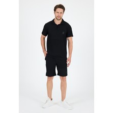 Erkek Kapris Polo Yaka Kısa Kollu T-Shirt – Rahat Kalıp, Nefes Alan Kumaş Erkek T-Shirt 7918