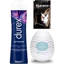 Durex Extreme Analjel 50 ml + Egg Wavy Erkeklere Cep Tipi Mastürbatör + Hediye