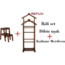 Dilsiz Uşak ve Merdiven Tabure Ikili Avantajlı Set