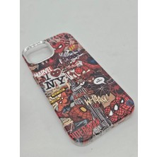 IPHONE 13 Özel Marvel Kolaj Tasarımlı Lüks Silikon Kılıf