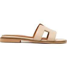 Kadın Terlik RC-25Y-015-R2046 John May Bej Cilt