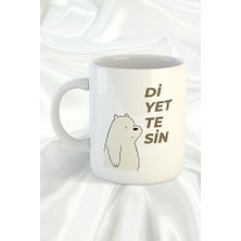 Porselen Kupa Bardak - Diyettesin