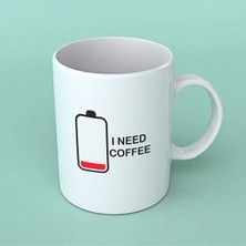 Porselen Kupa Bardak - I Need Coffee