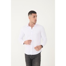 Jack Carısma Likralı Pamuklu Ferah Slim Fit Erkek Gömlek