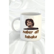 Porselen Kupa Bardak - Prens Naber Alt Tabaka