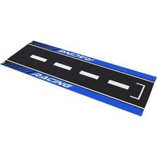 Skm Universal Mavi Desenli 80 x 220 cm Kaydırmaz Motosiklet Halısı