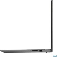Lenovo Ideapad 3 Intel Core i3-1215U 8GB 256GB SSD Integrated Intel UHD Graphics 15.6" Fhd W11 Gri Notebook 82RK0188TX
