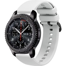 Tagomoon Samsung Gear S3 Frontier Uyumlu Kordon Yumuşak Dokulu Soft Renk Tokalı Silikon Kayış