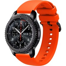 Tagomoon Samsung Gear S3 Frontier Uyumlu Kordon Yumuşak Dokulu Soft Renk Tokalı Silikon Kayış
