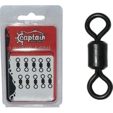 Captain 5006 Rulmanlı Fırdöndü 10LU Paket Mat Black 3