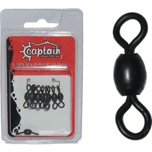 Captain 5008 Rulmanlı Crane Fırdöndü 10LU Paket Mat Black 1/ 0