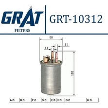 GRAT-10312 - Yakıt Fıltresı (Fıat: Doblo 1.9d)