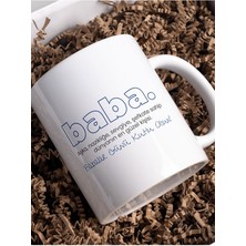 Kupa Bardak, Babalar Günü Tasarım, Porselen Kupa, Hediyelik Kupa, Baskılı Kupa Desenli Kupa