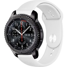 Tagomoon Samsung Gear S3 Frontier Akıllı Saat Uyumlu Yumuşak Dokulu Silikon Kordon Kayış