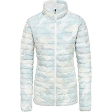North Face Beyaz Kadın Montu NF0A3YGMF361 W Eco Tball Jkt