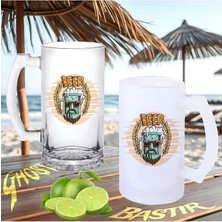 Beer Man Buzlu Ya Da Buzsuz Bira Bardağı