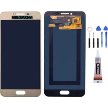 Yedcom Samsung C5 C500 GOLD Uyumlu Ekran Lcd Dokunmatik Tamir Seti Hediyeli