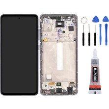 Yedcom Samsung A52S A528F Çıtalı Beyaz Uyumlu Ekran Lcd Dokunmatik Tamir Seti Hediyeli