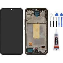 Yedcom Samsung A34 A346 5G Çıtalı Siyah Uyumlu Ekran Lcd Dokunmatik Tamir Seti Hediyeli