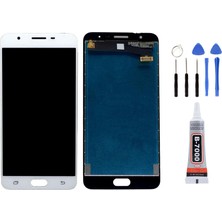 Yedcom Samsung J7 PRİME G610F BEYAZ Uyumlu Ekran Lcd Dokunmatik Tamir Seti Hediyeli