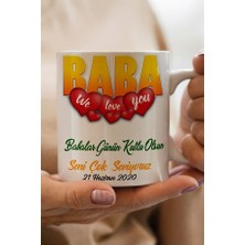 Kişiye Özel Babalar Günü Temalı Kupa Bardak