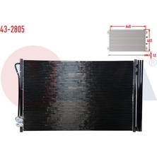 VEKA-43-2805 - Klıma Radyatoru Mercedes Vıto (W447) 114 Cdı 2014-