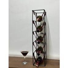 5 Li Modern Metal Taba Renkli Viski Şarap Şampanya Alkol Içki Stand Rafı