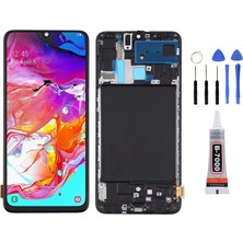 Yedcom Samsung A70 A705F Çıtalı Uyumlu Ekran Lcd Dokunmatik Tamir Seti Hediyeli