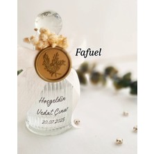 Fafuel 10 Adet Cam Şişe Incili Kolonya Söz, Nişan, Düğün, Kına, Nikah,hediyelik