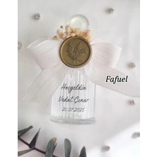 Fafuel 10 Adet Cam Şişe Incili Kolonya Söz, Nişan, Düğün, Kına, Nikah,hediyelik